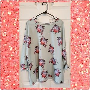 Shein Floral Blouse